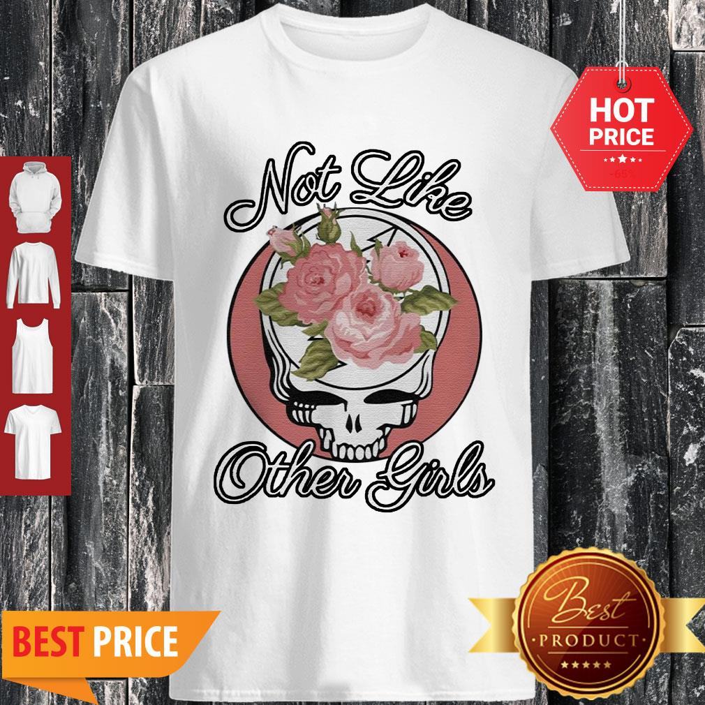 Official Flower Skull Not Like Other Girls Shirt