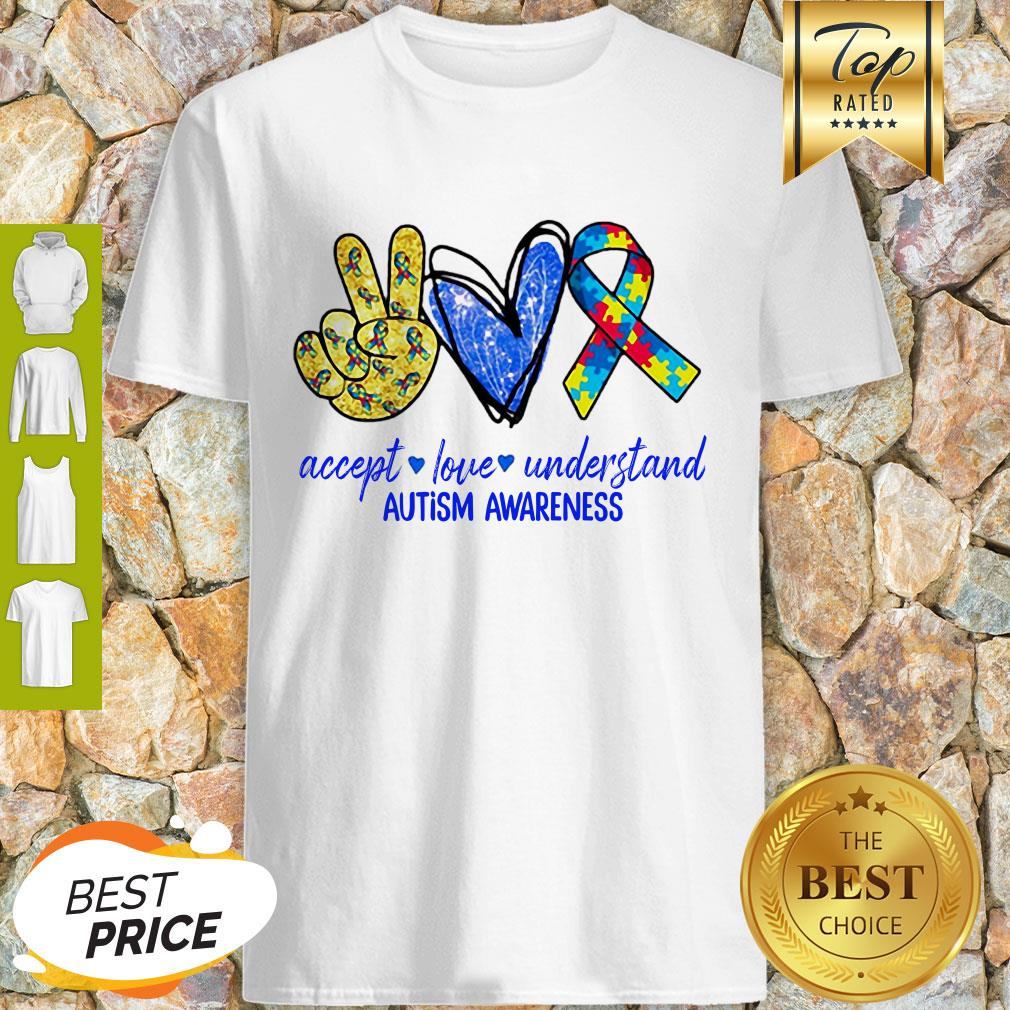 Accept Love Understand Autism Awareness Shirt