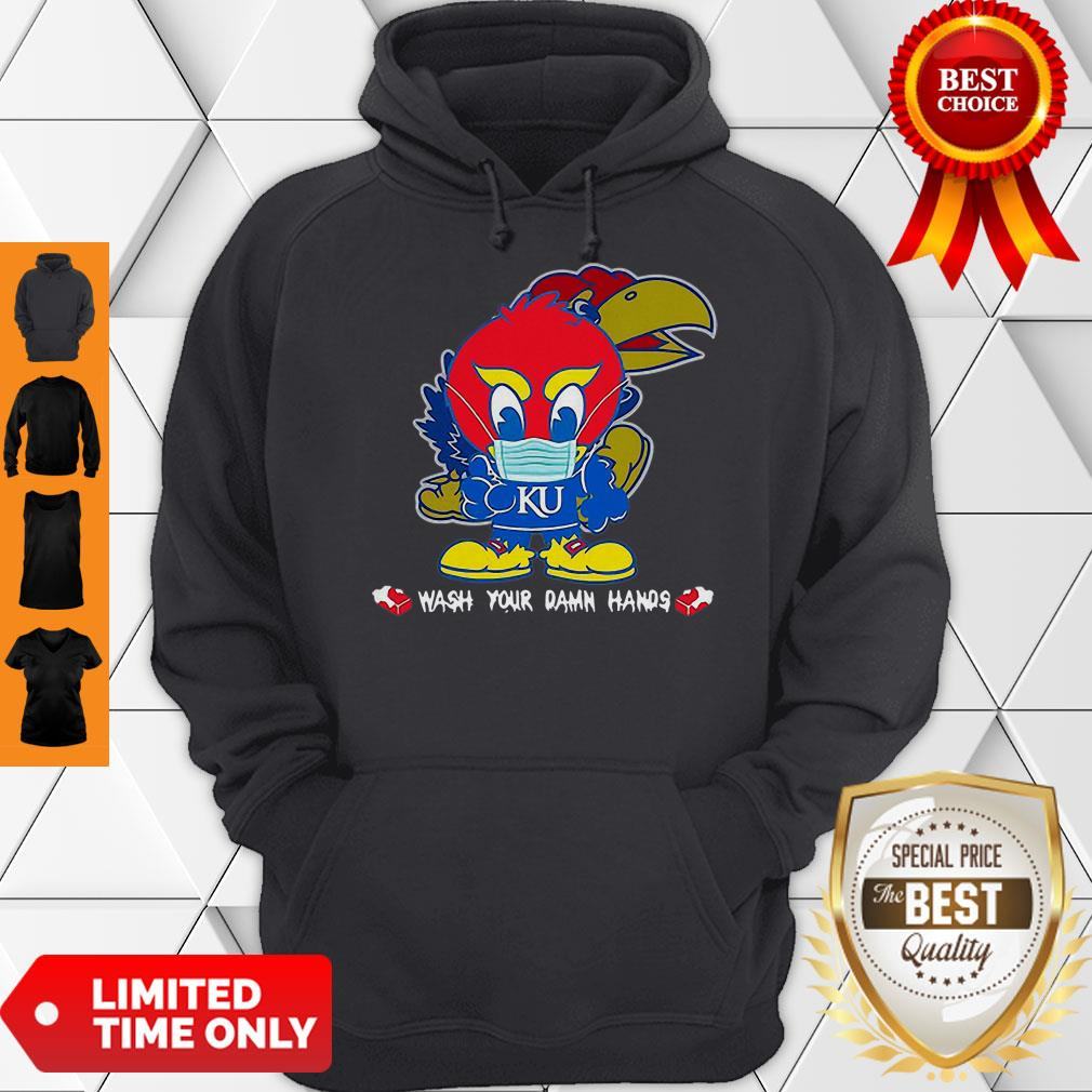 Kansas Jayhawks Wash Your Damn Hands COVID-19 Shirt