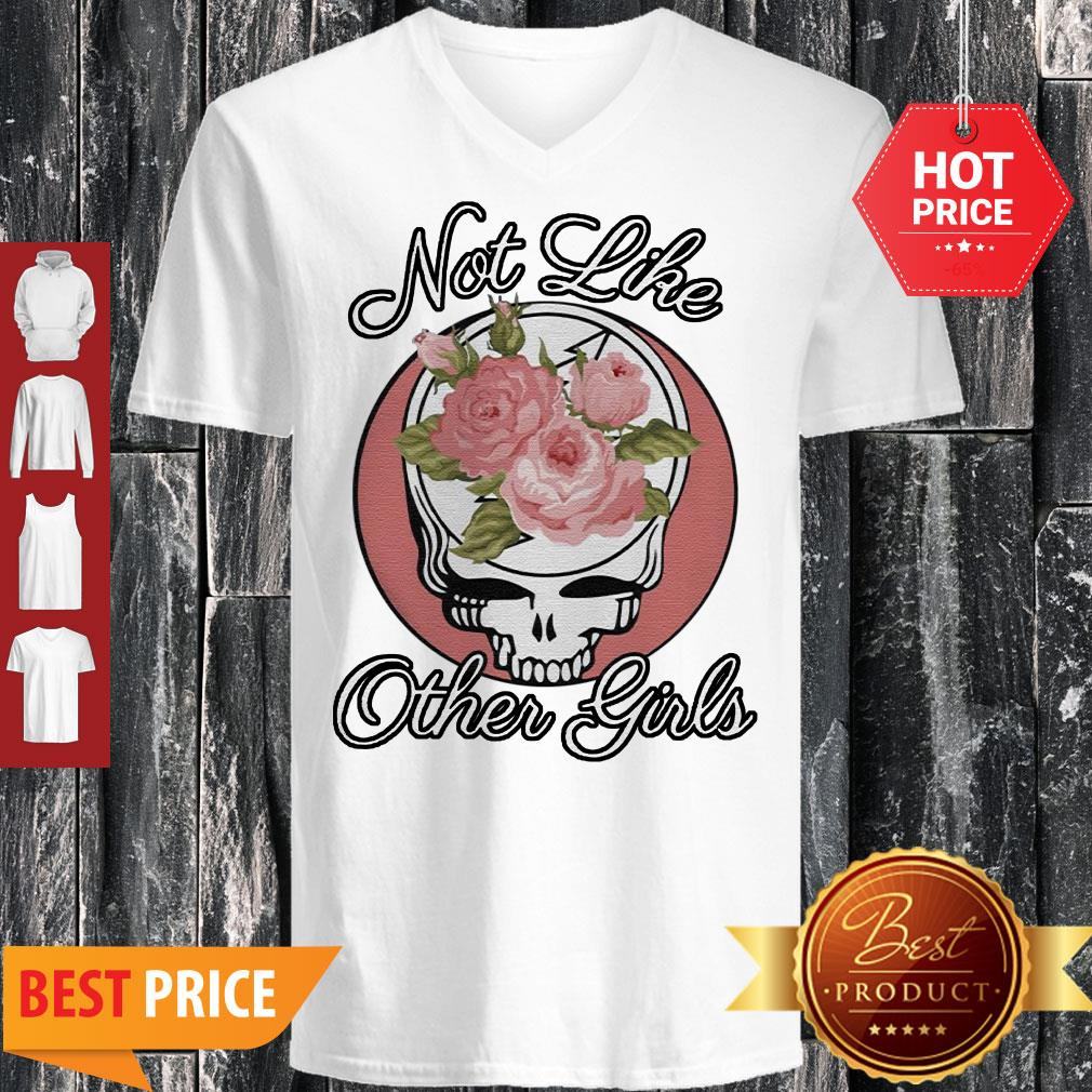 Official Flower Skull Not Like Other Girls Shirt