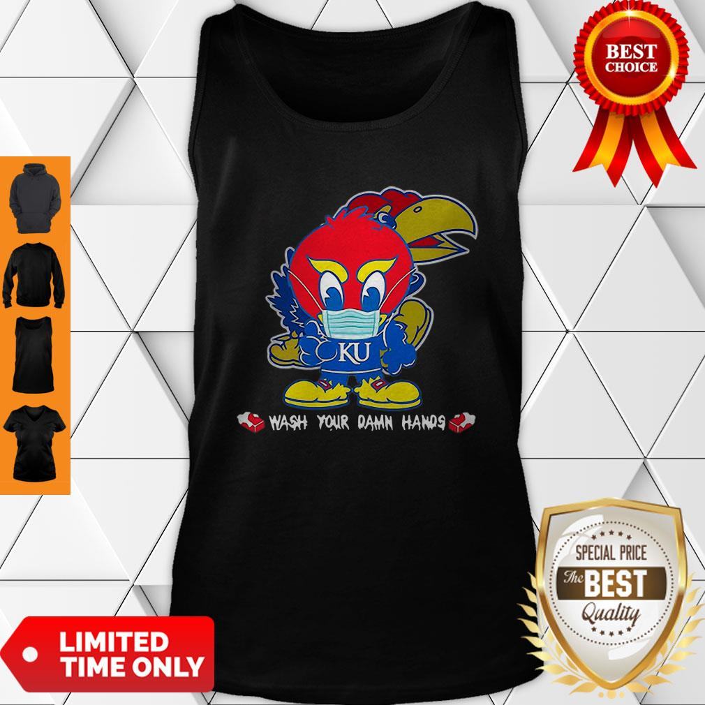 Kansas Jayhawks Wash Your Damn Hands COVID-19 Shirt