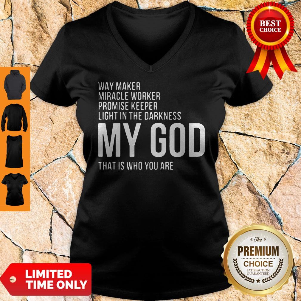 Official Way Maker Miracle Worker My God Shirt