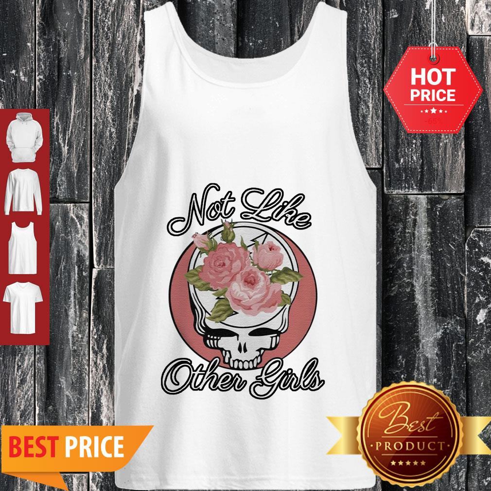 Official Flower Skull Not Like Other Girls Shirt
