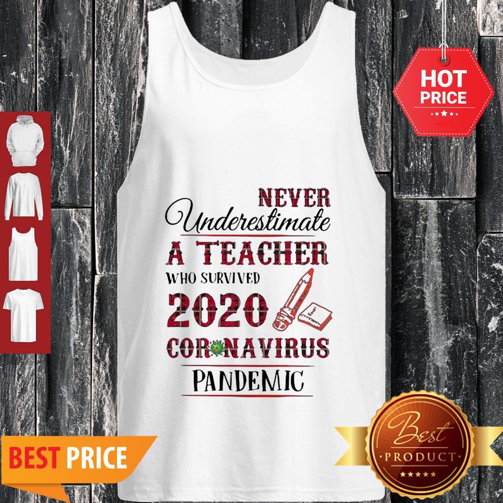 Never Underestimate A Teacher Who Survived 2020 Coronavirus Pandemic Shirt