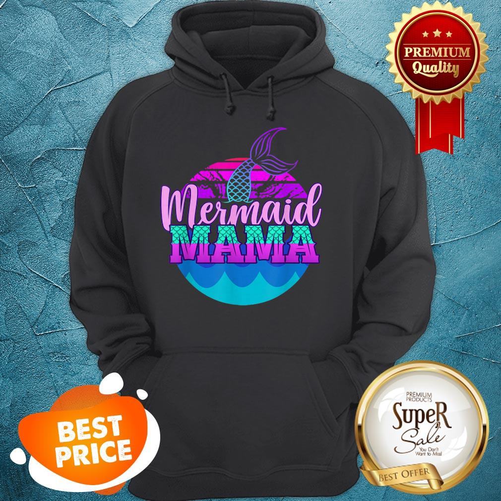 Official Mom Birthday Party Outfit Mommy Girl Mermaid Mama Shirt