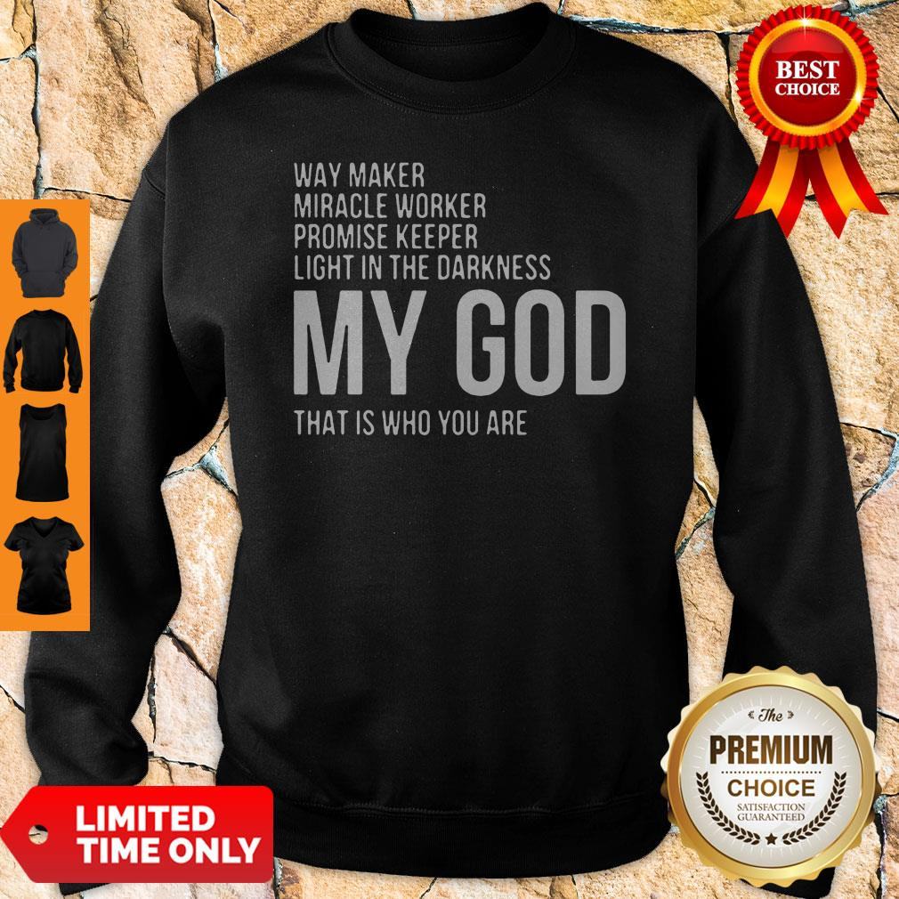Official Way Maker Miracle Worker My God Shirt