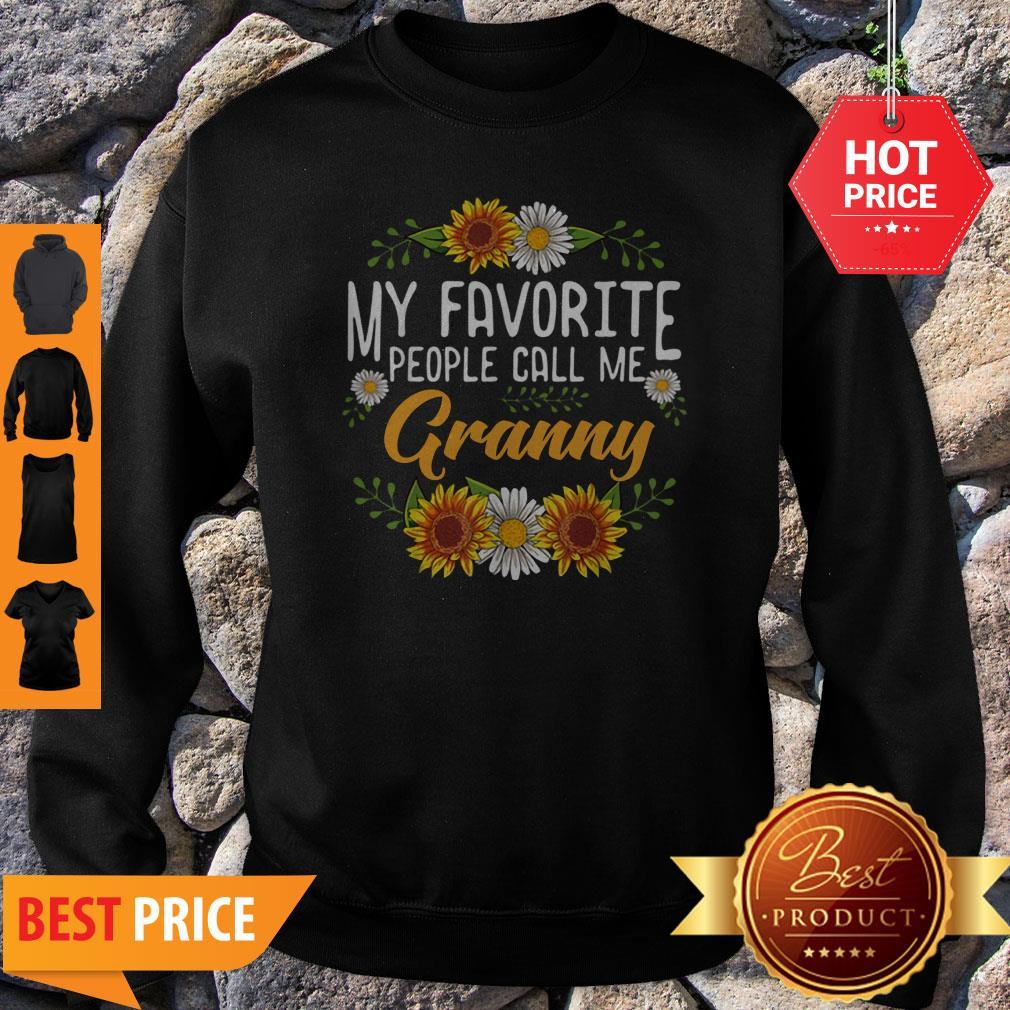 Awesome My Favorite People Call Me Granny Mothers Day Gifts Shirt