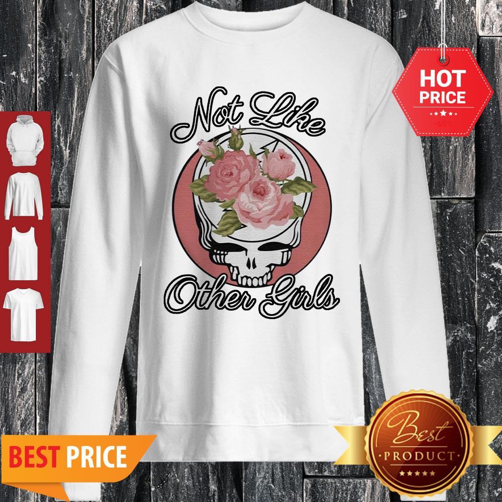 Official Flower Skull Not Like Other Girls Shirt