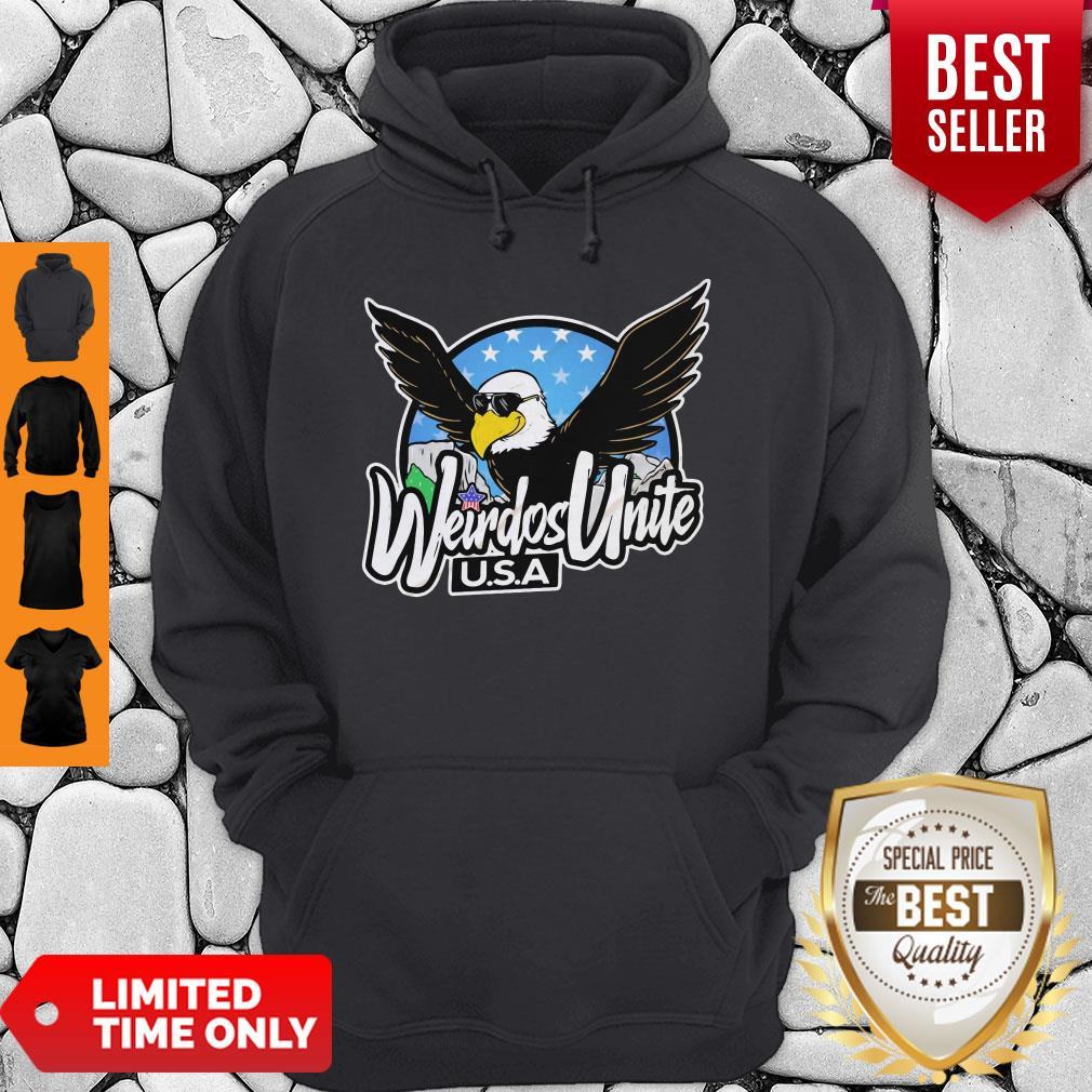 Awesome Eagles Weirdos Unite USA Shirt