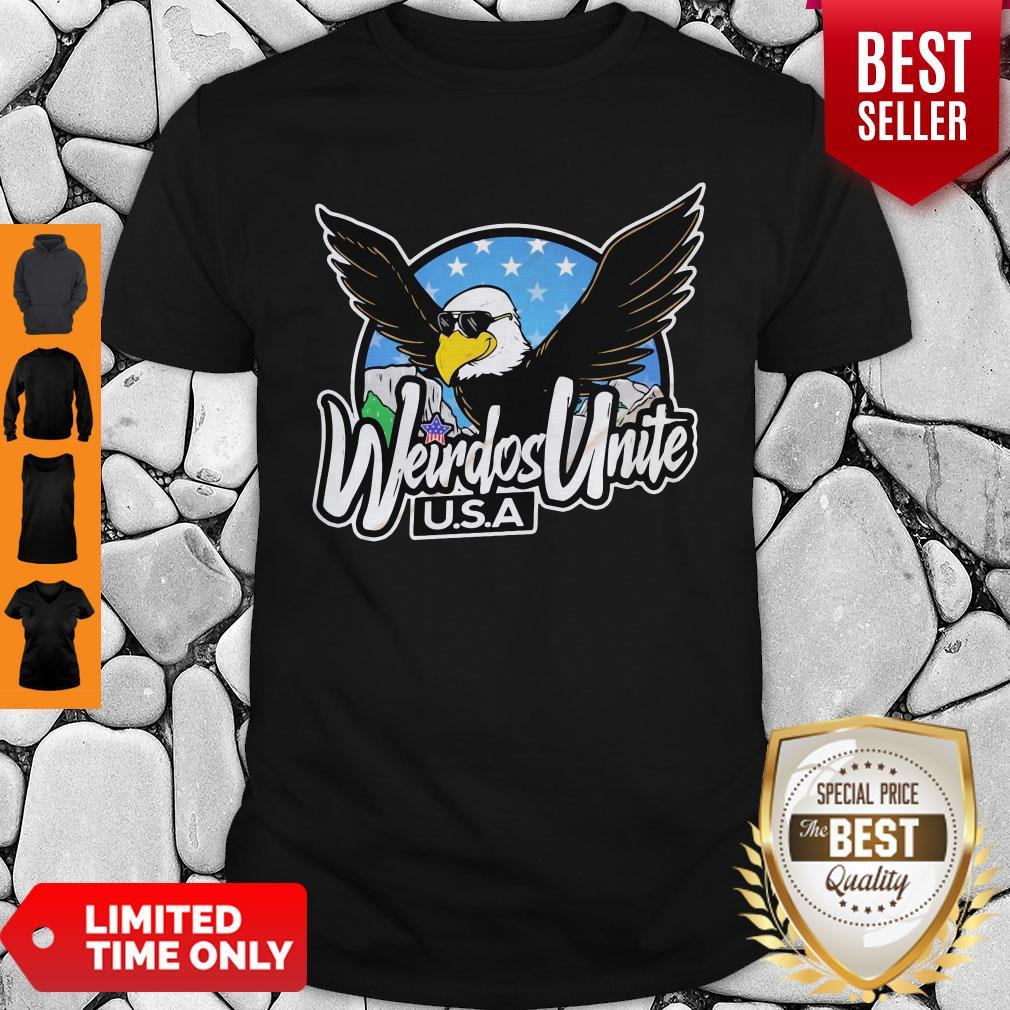 Awesome Eagles Weirdos Unite USA Shirt
