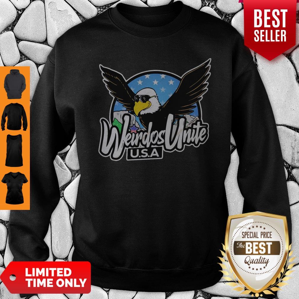 Awesome Eagles Weirdos Unite USA Shirt