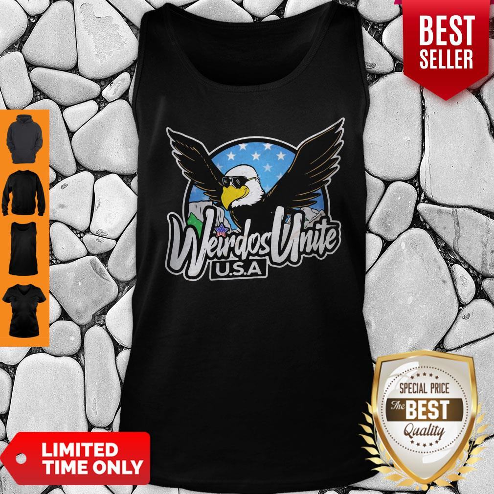 Awesome Eagles Weirdos Unite USA Shirt