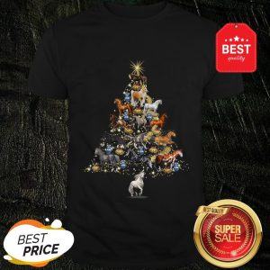 Official Horses Christmas Tree Horse Lover Xmas Gift Shirt