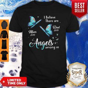 Angels Among Us Butterfly Memorial Personalized Shirt