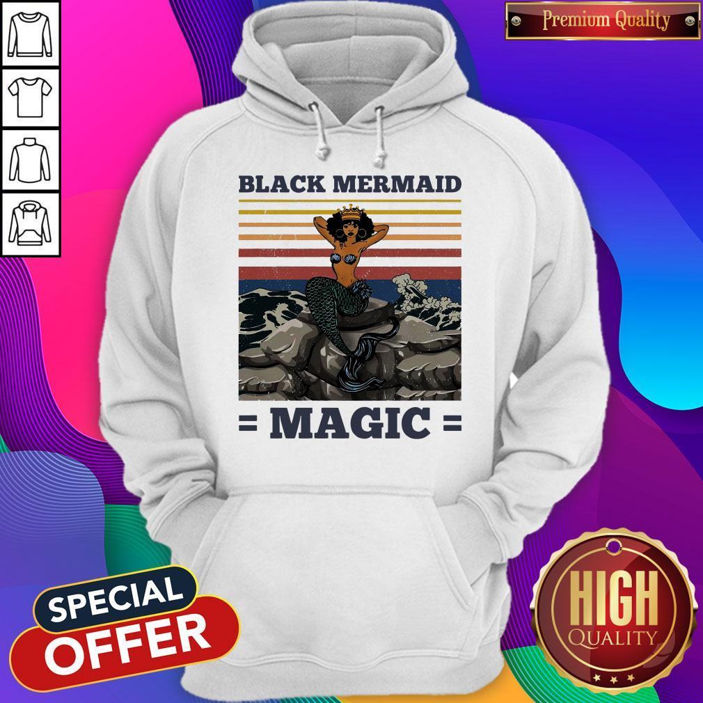 Awesome Black Mermaid Magic Vintage Shirt