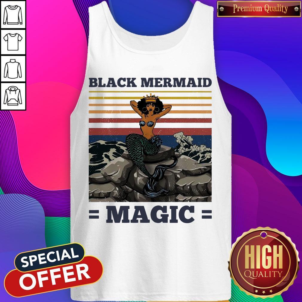 Awesome Black Mermaid Magic Vintage Shirt
