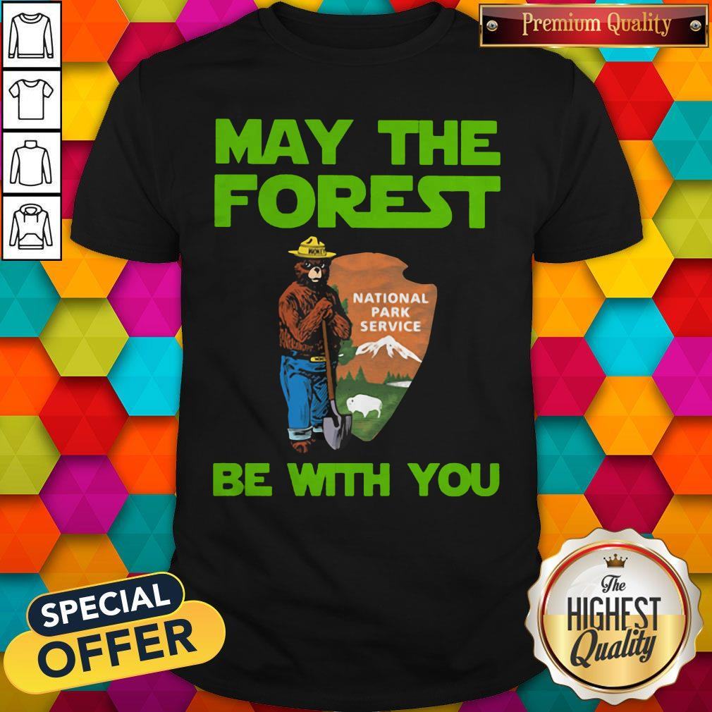 Awesome Farmer Bear May The Forest Be With You Shirt