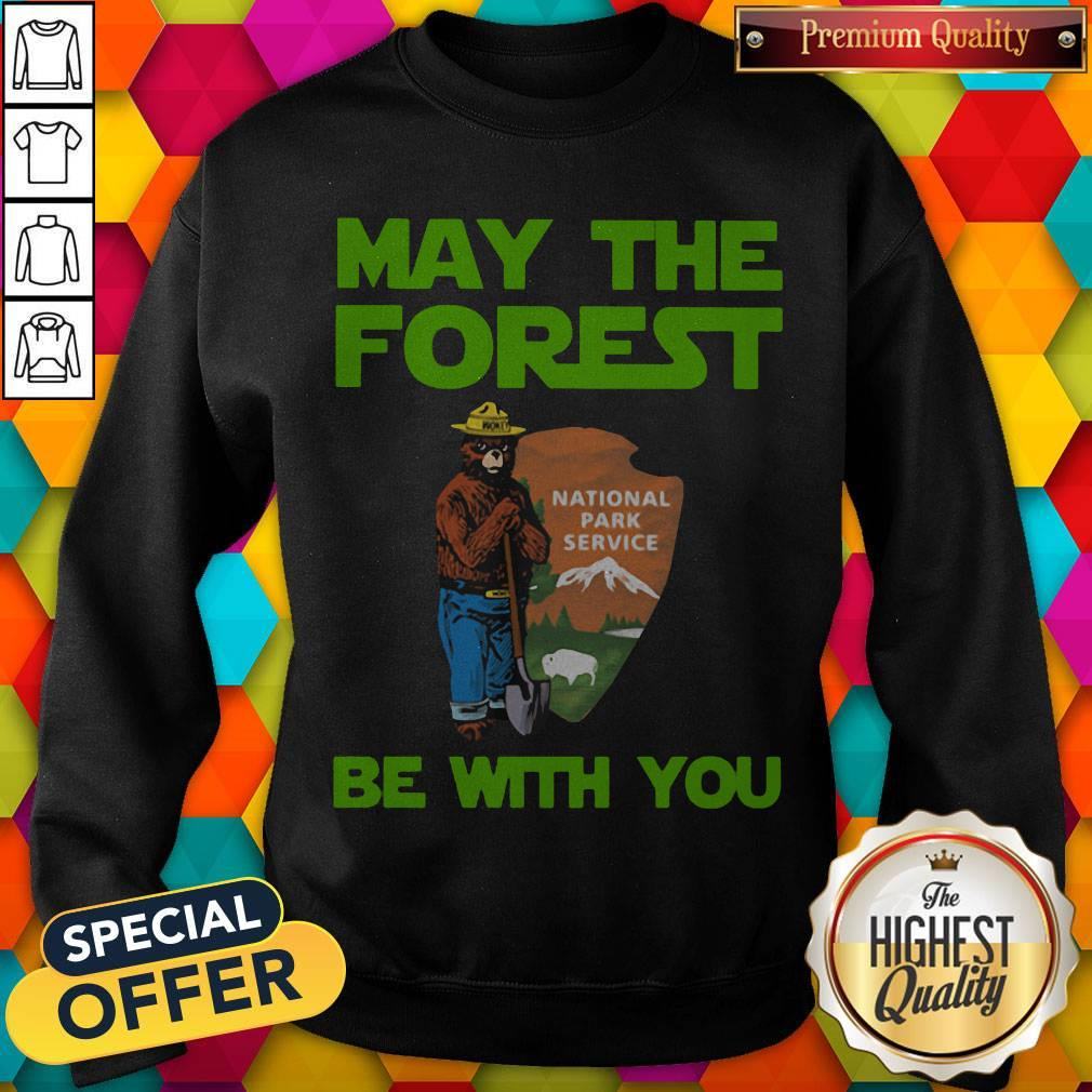 Awesome Farmer Bear May The Forest Be With You Shirt