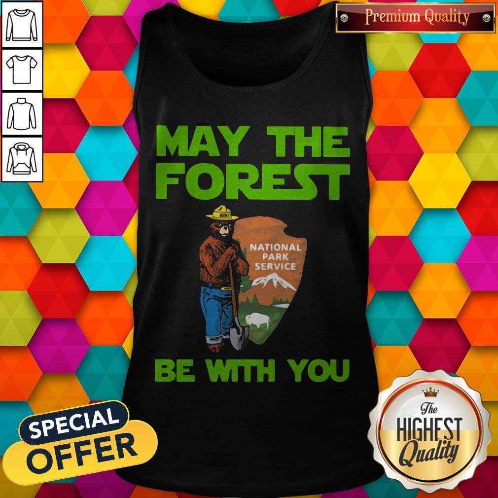 Awesome Farmer Bear May The Forest Be With You Shirt