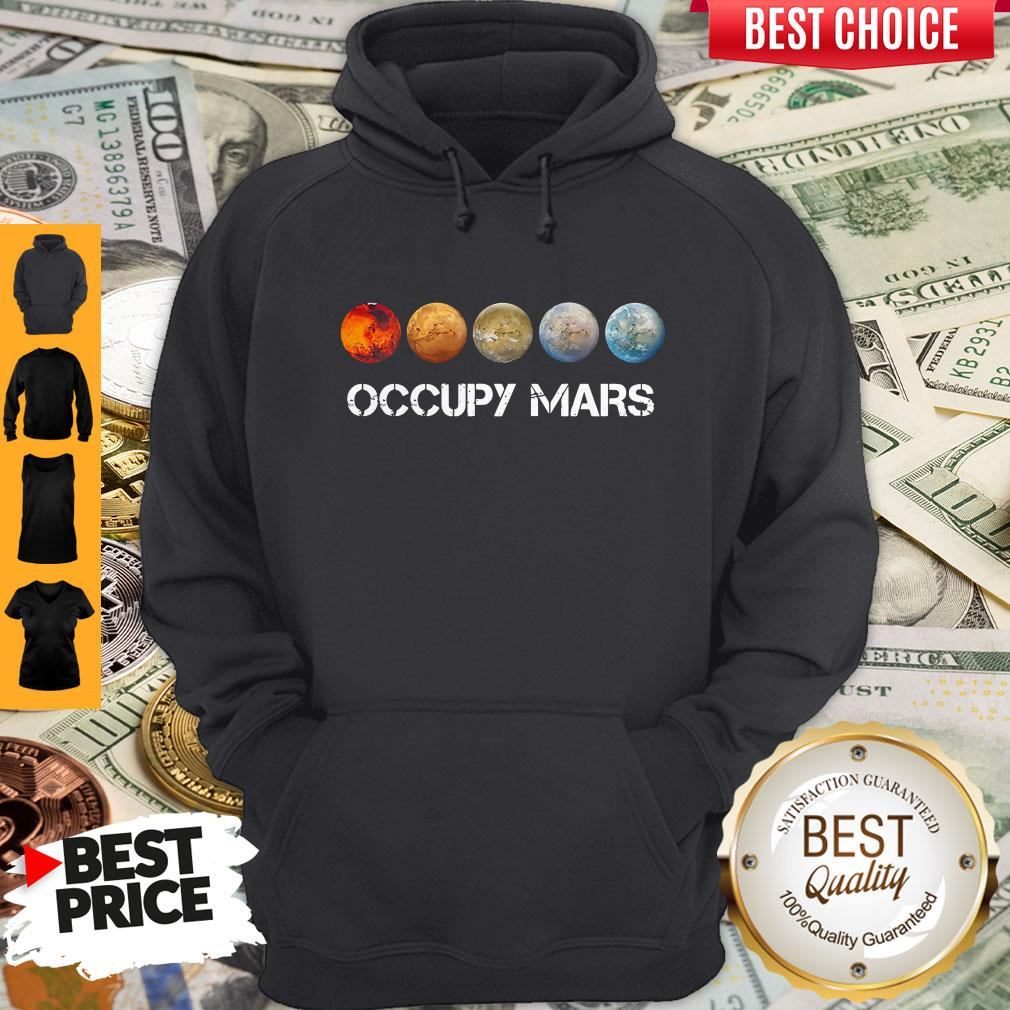 Awesome Five Occupy Mars Nasa SpaceX Shirt
