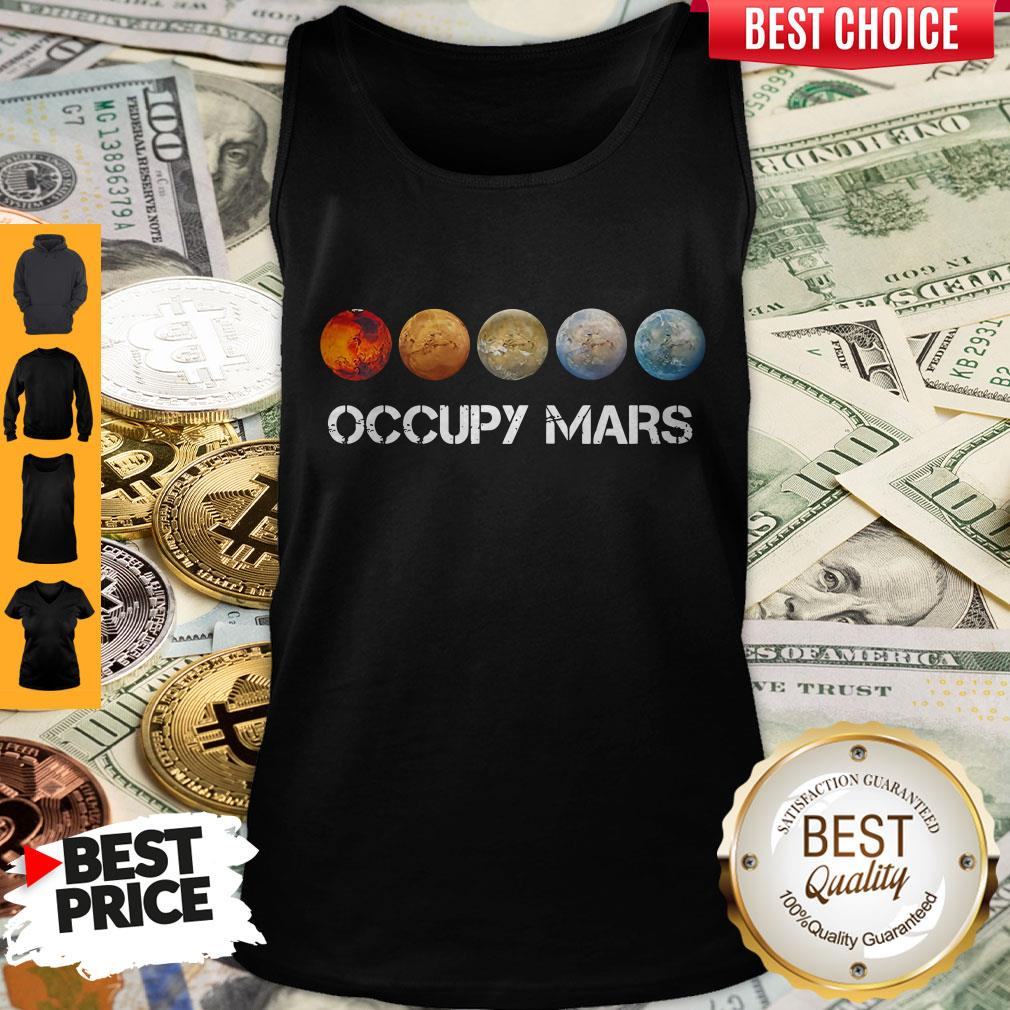 Awesome Five Occupy Mars Nasa SpaceX Shirt