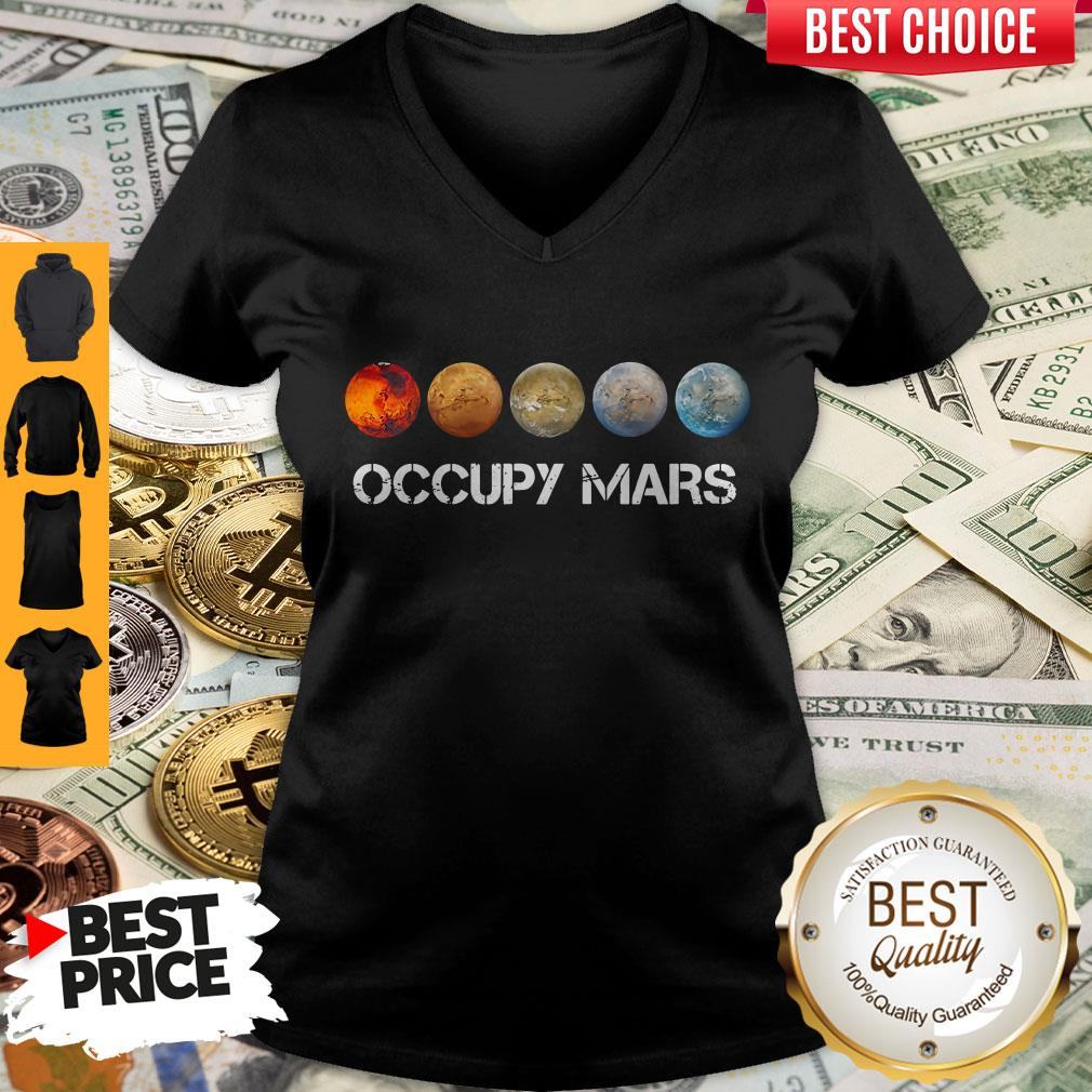 Awesome Five Occupy Mars Nasa SpaceX Shirt
