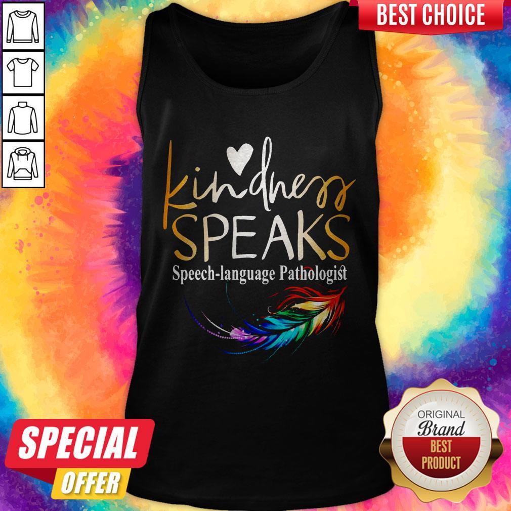 Awesome Kindness Speaks Feathers LGBT Shirt