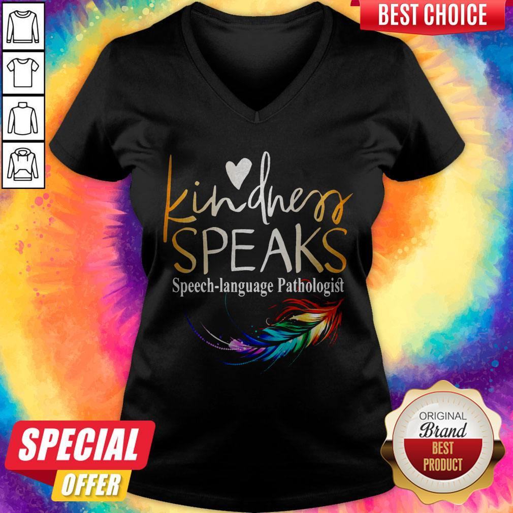 Awesome Kindness Speaks Feathers LGBT Shirt