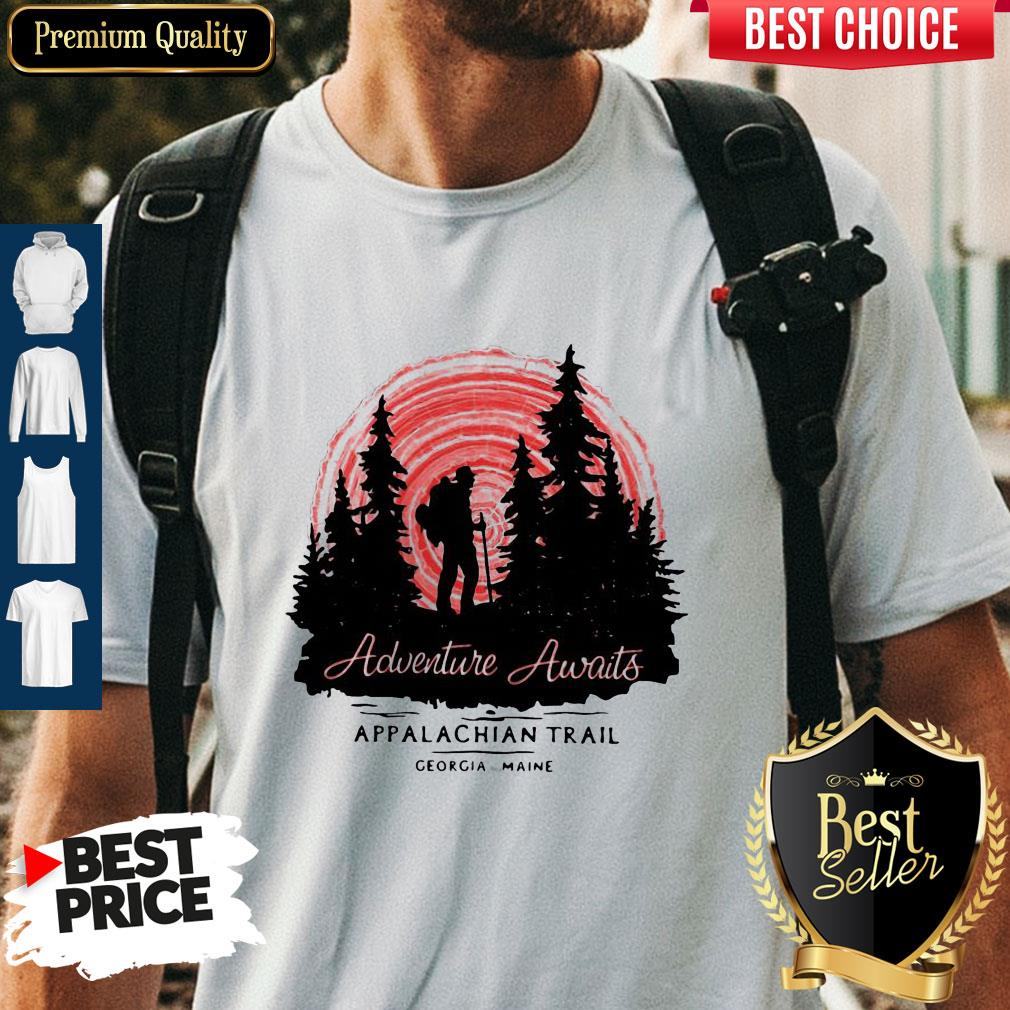 Cute Adventure Awaits Appalachian Trail Camping Shirt