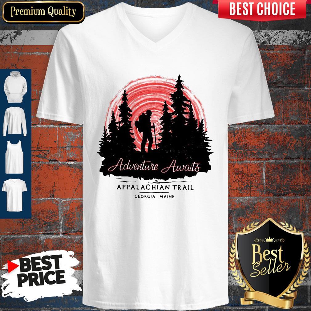 Cute Adventure Awaits Appalachian Trail Camping Shirt