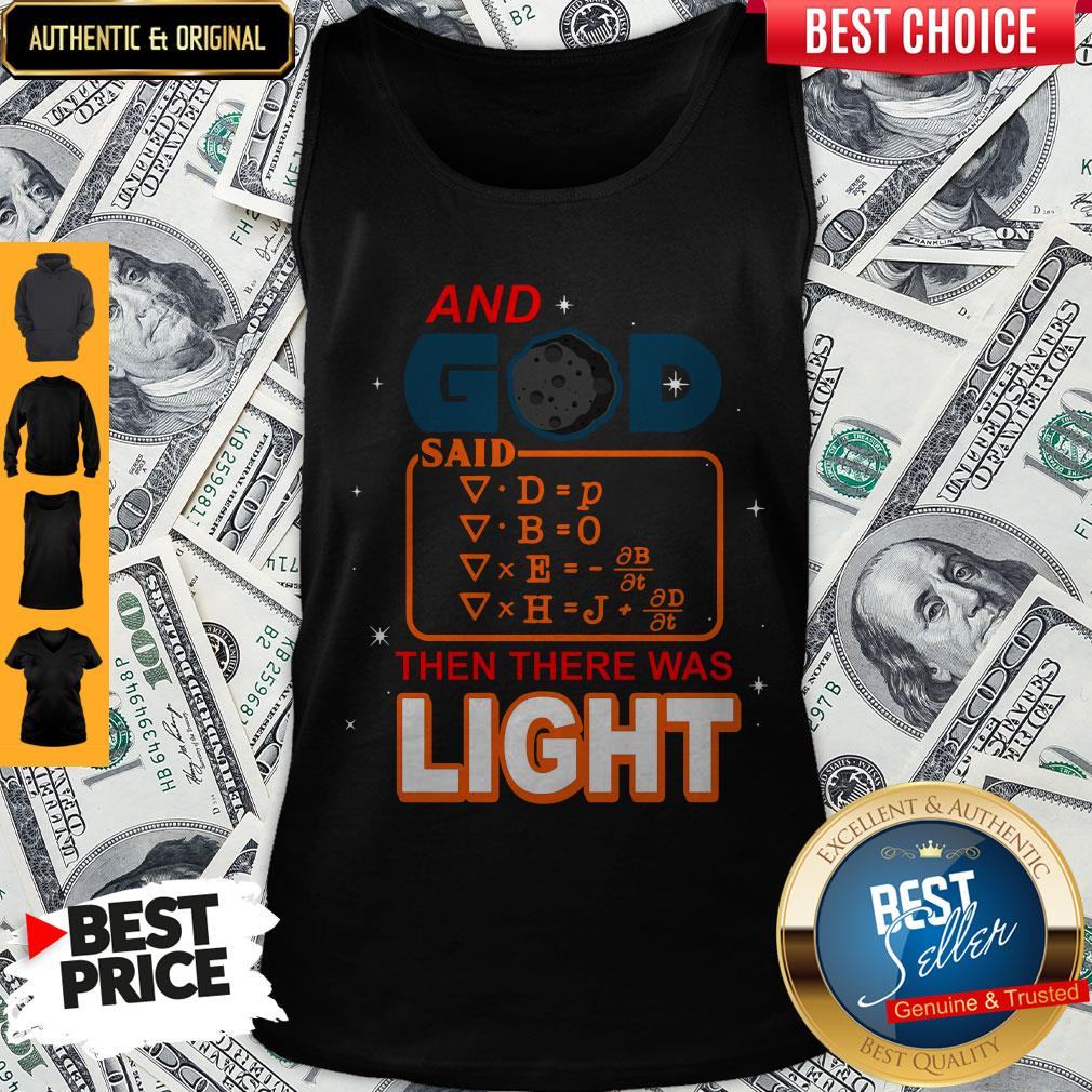 Cute And God Said Then There Was Light Shirt