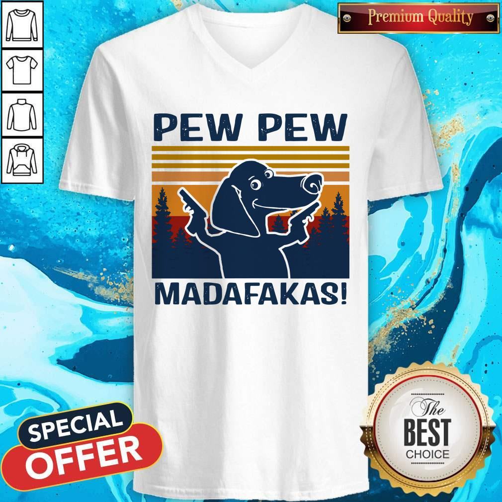 Cute Daschund Pew Pew Madafakas Shirt