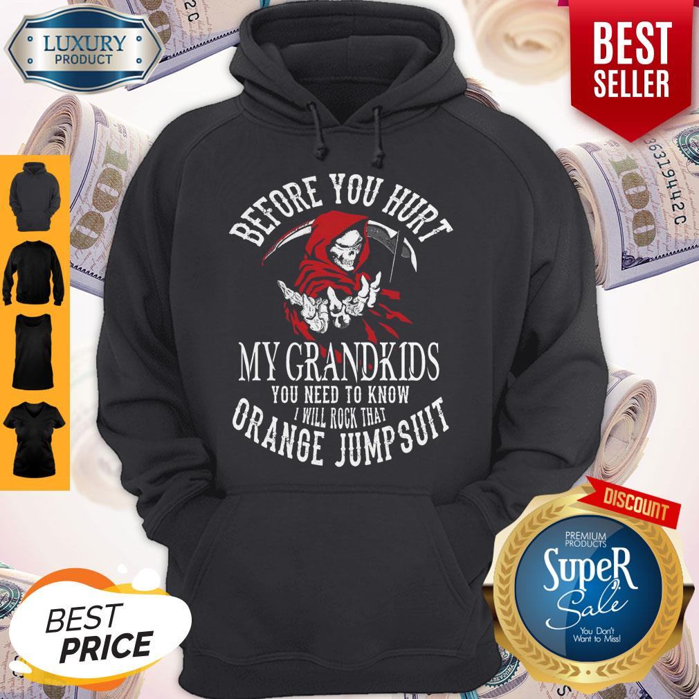 Cute Grandkids Front Print I Will Rock That Orange Jumpsuit Shirt