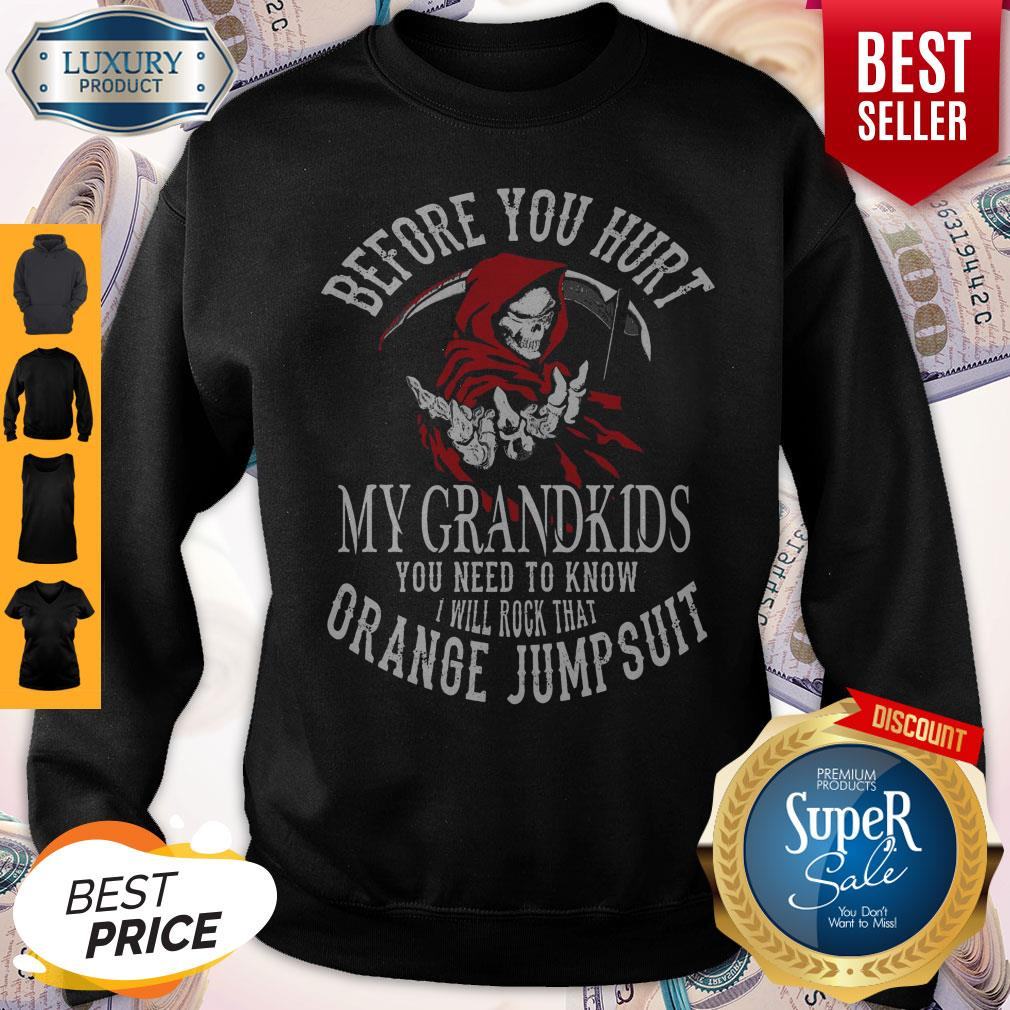Cute Grandkids Front Print I Will Rock That Orange Jumpsuit Shirt