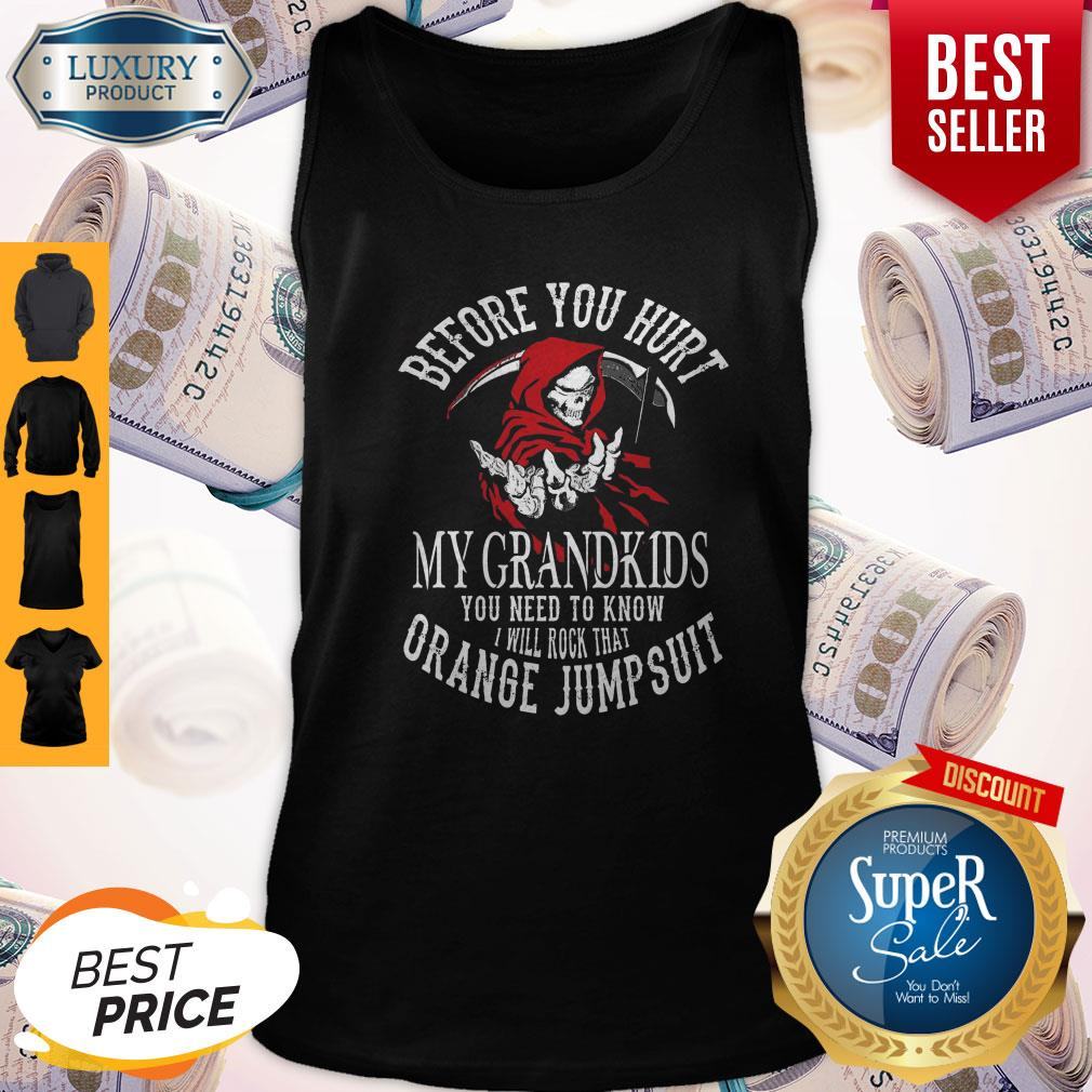 Cute Grandkids Front Print I Will Rock That Orange Jumpsuit Shirt