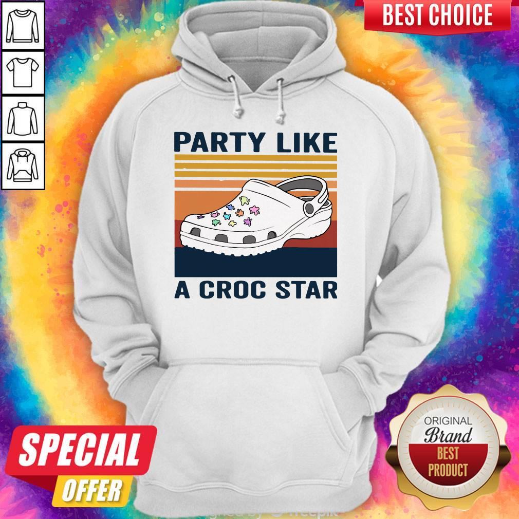 Cute Party Like A Croc Star Vintage Shirt