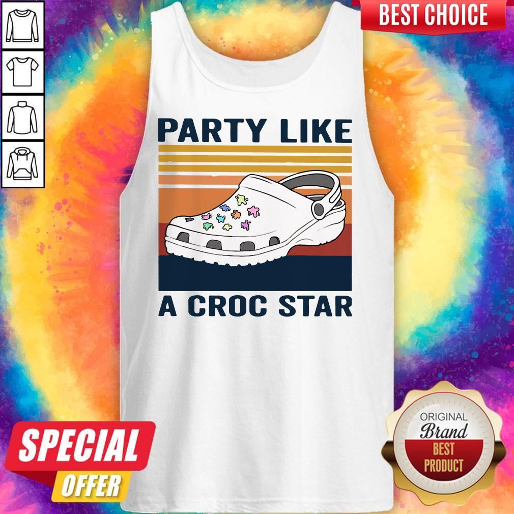 Cute Party Like A Croc Star Vintage Shirt