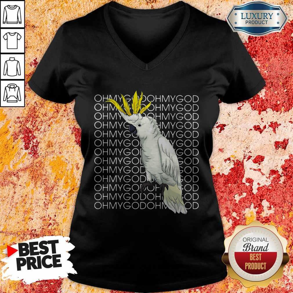 Funny Blueeyed Parrot Moluccan Oh My God Shirt