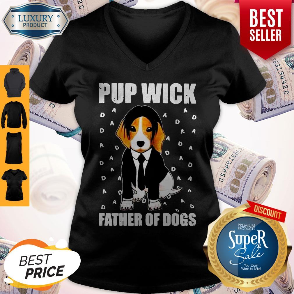 Funny John Wick Pup Wick Father Of Dogs Shirt