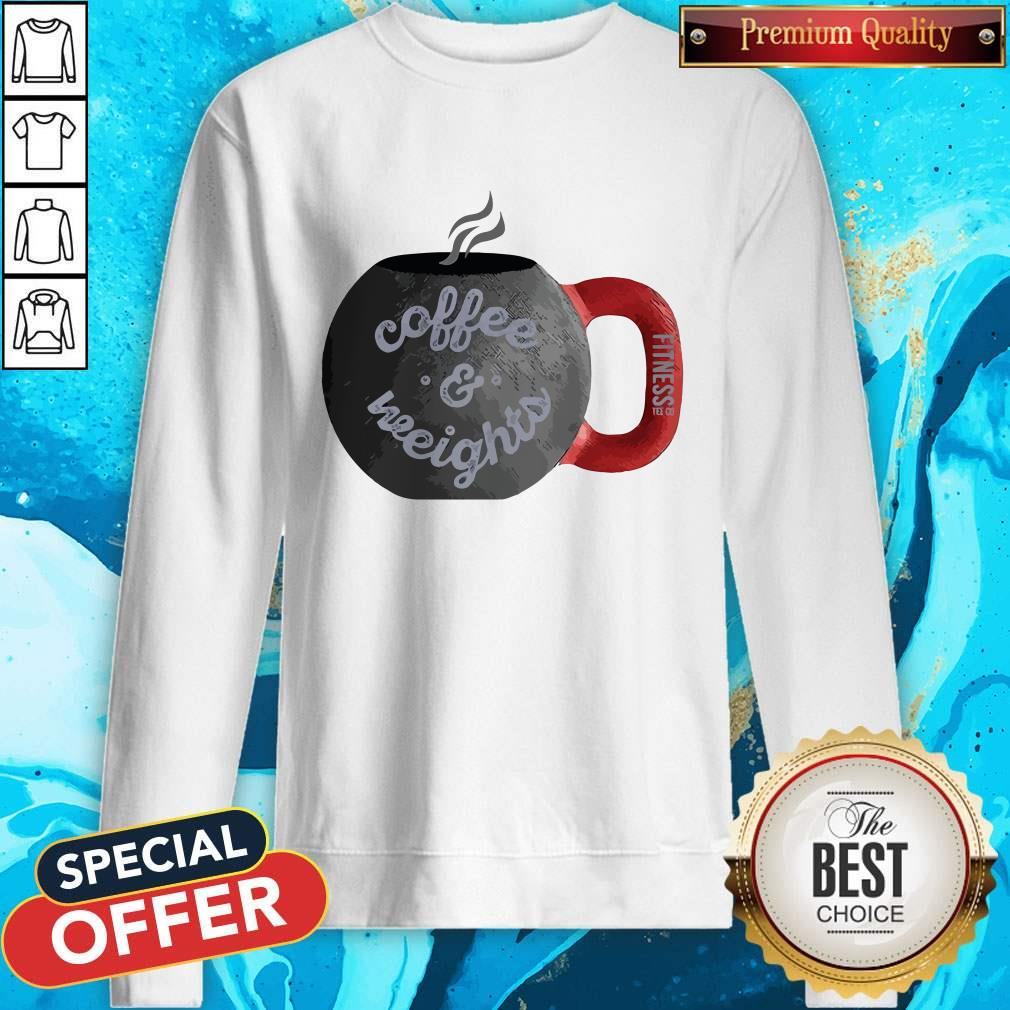 Good Coffee And Weights Fitness Tee Co Shirt