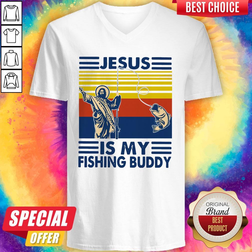 Good Jesus Is My Fishing Buddy Vintage Shirt