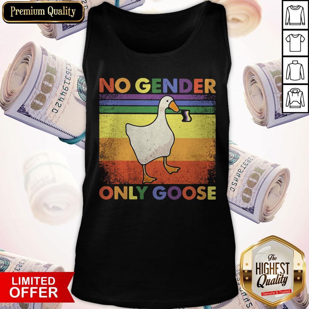 Good LGBT Duck No Gender Only Goose Vintage Shirt