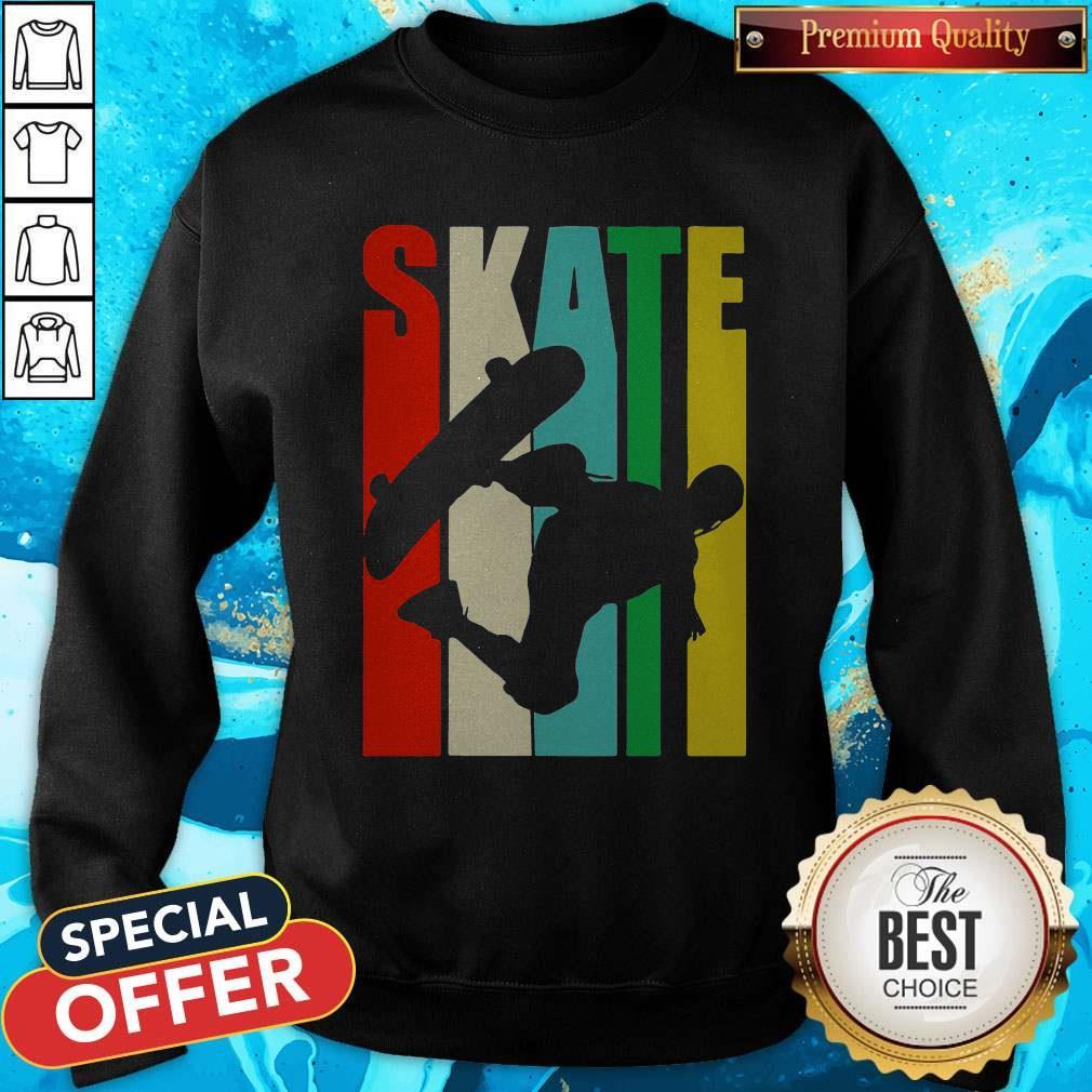 Good Skateboarder Retro Vintage Skateboarding Shirt