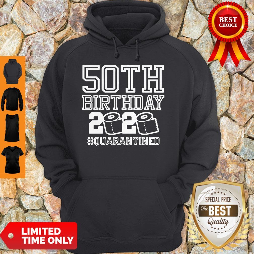 Pretty 50th Birthday 2020 Toilet Paper Quarantined Shirt