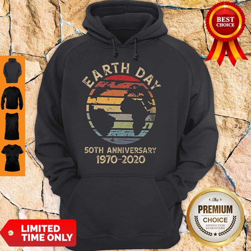 Official Retro Earth Day 50th Anniversary 1970 Retro Sunset Shirt