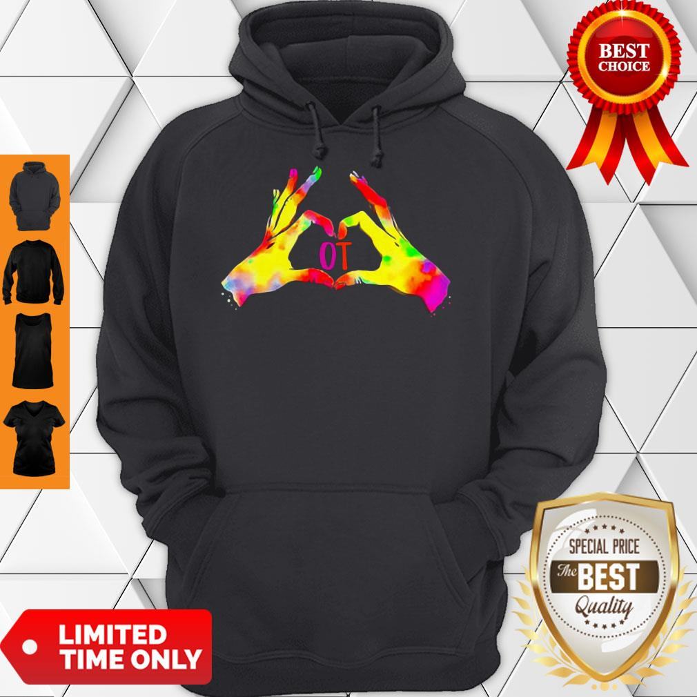 Occupational Therapist Colorful Hands Shirt