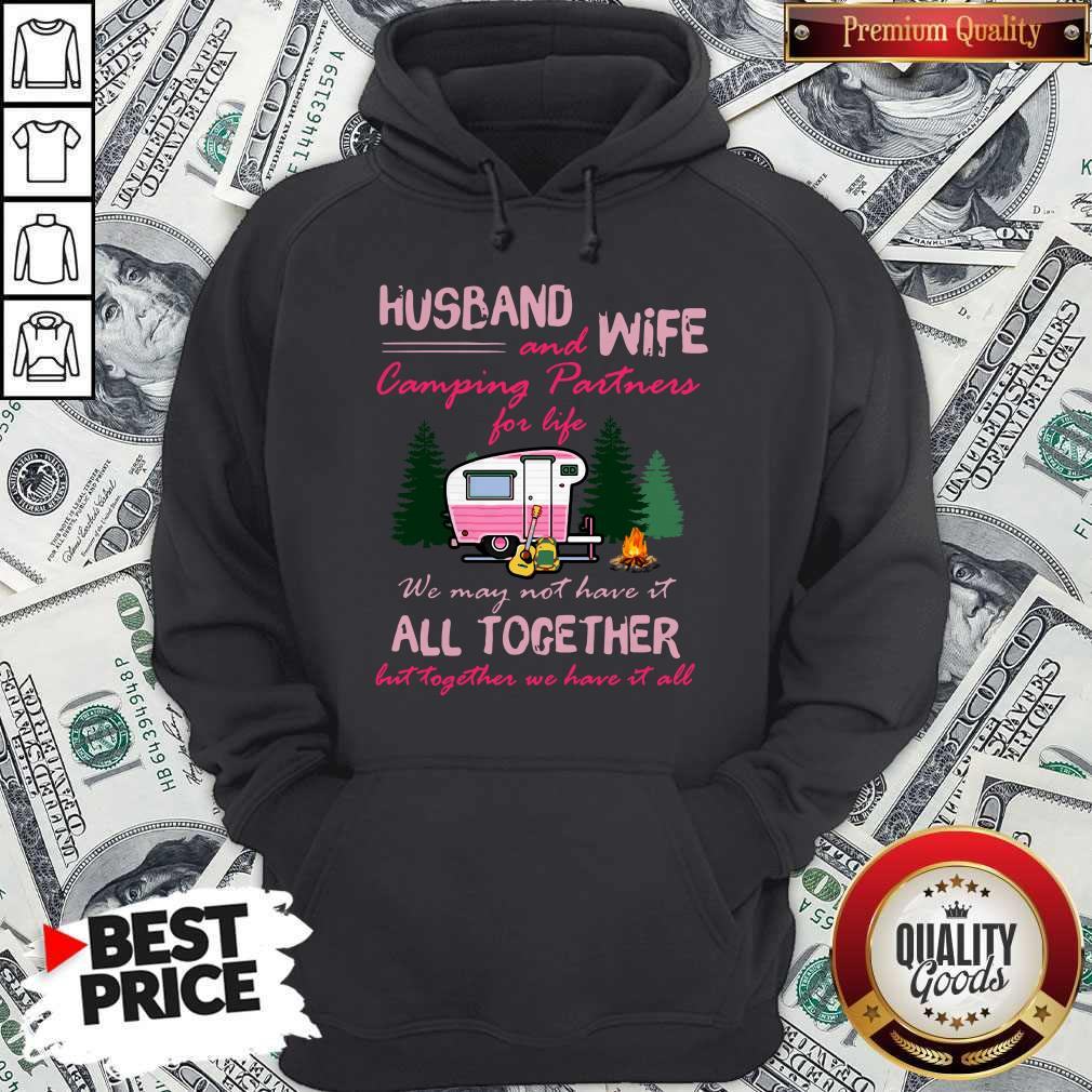Husband And Wife Camping Partners For Life All Together Shirt