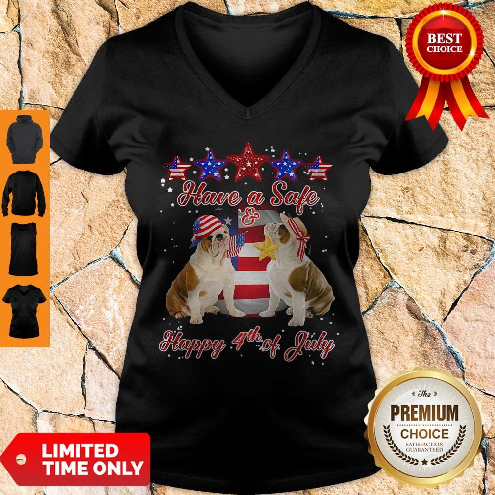 Independence Day Pulldogs Have A Safe And Happy 4th Of July Shirt