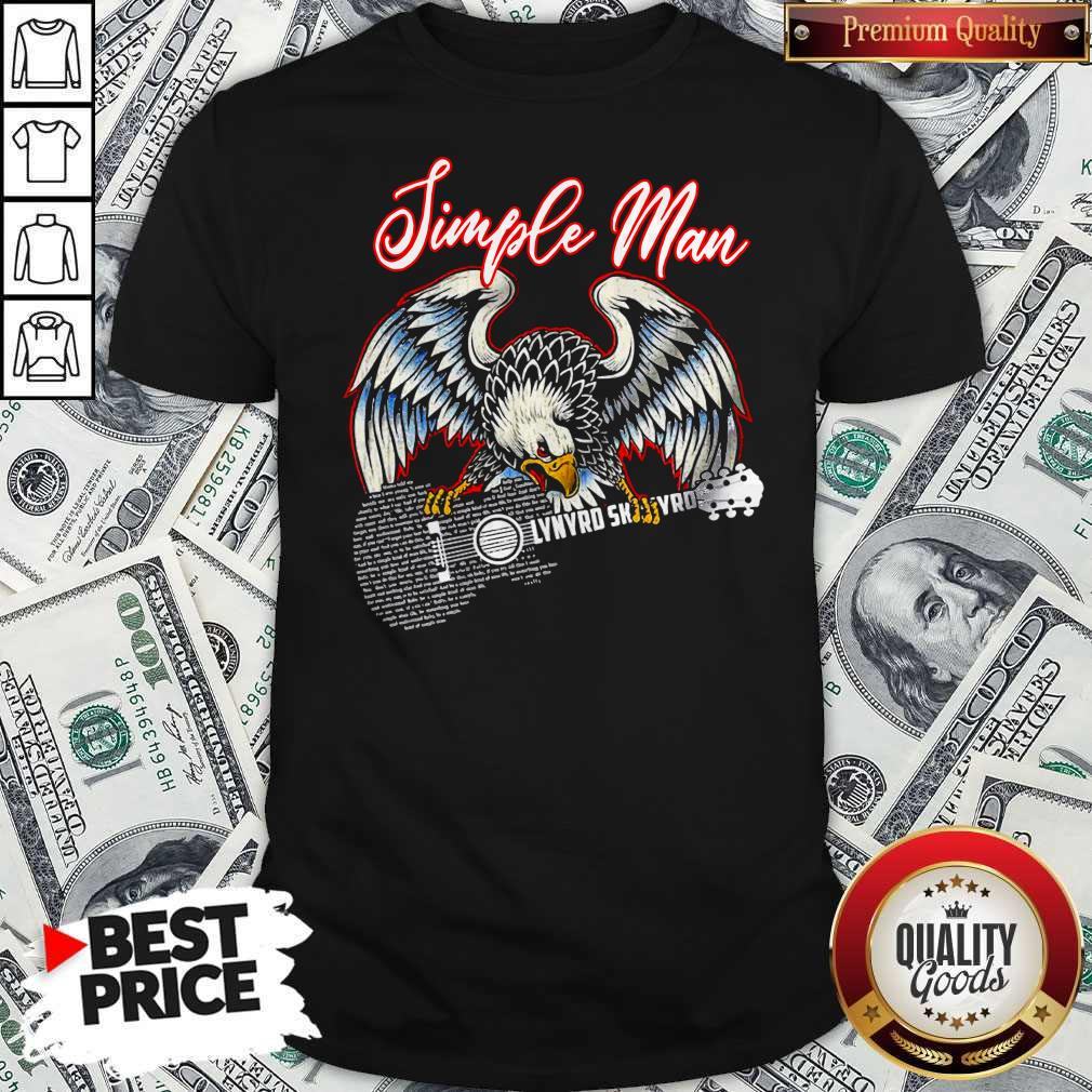 Nice Eagle Guitar Simple Man Lynyrd Skynyrd Shirt