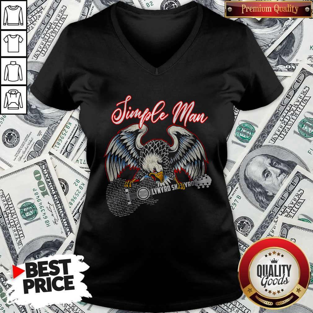 Nice Eagle Guitar Simple Man Lynyrd Skynyrd Shirt